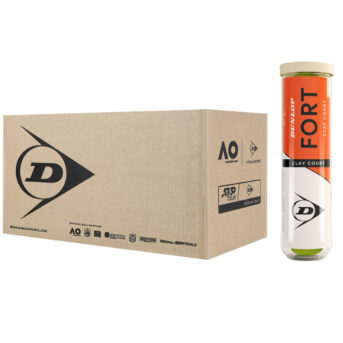 Dunlop Fort Clay Court 18 Cans x 4Balls 601318-18
