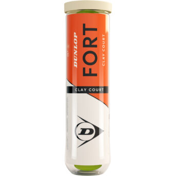 Dunlop Fort Clay Court 4-Balls 601318-TUBE