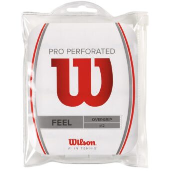Wilson Pro Perforated Overgrip White 12pc WRZ4006WH