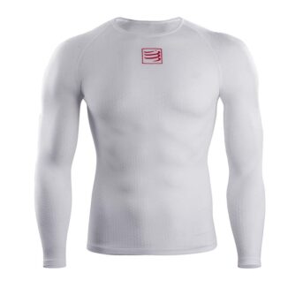 Compressport 3D Thermo Ultralight LS Shirt Racket White TS3D-LS-RK00