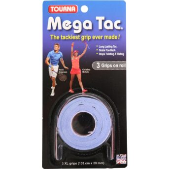 Tourna 3 Megatac Overgrips TG3MT-BL