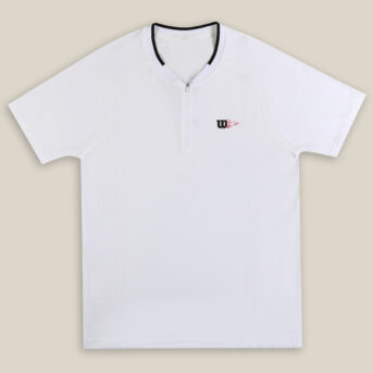 Wilson Bella Series Seamless Zip Henley 2.0 T-Shirt   W91M314123W-WTA