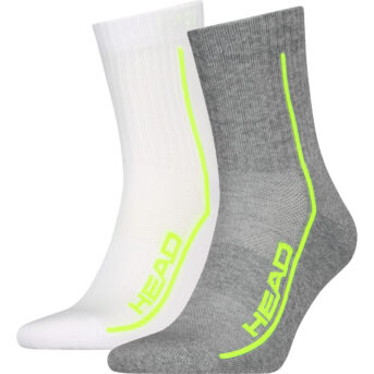 Head 2 Pairs Performance Crew Mid Socks 701229021-004