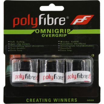 Polyfibre Omni Overgrips Black  GO364