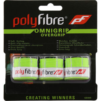 Polyfibre Feel It Overgrips Green  GO358