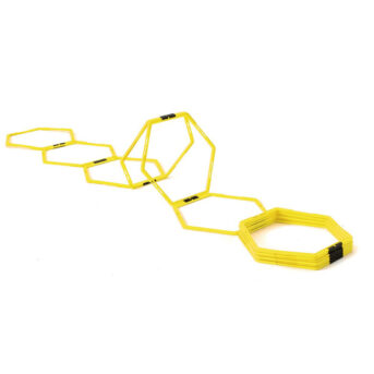 Set Of 12 Hexagonal Hoops CH45