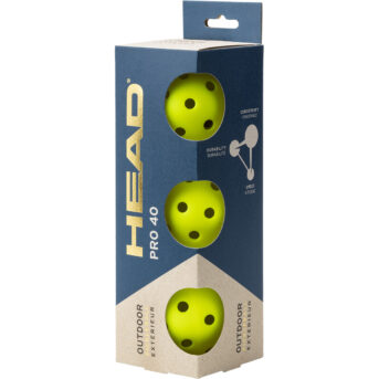Head Of 3 Pickleball Balls Pro 40 557025