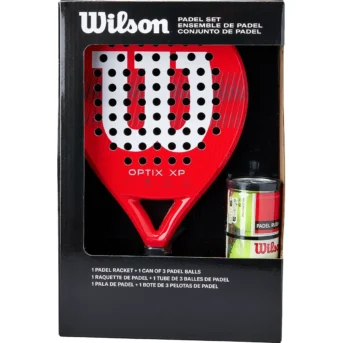 Wilson Kit Padel Racket + Tube Balls Optix XP WR202110U
