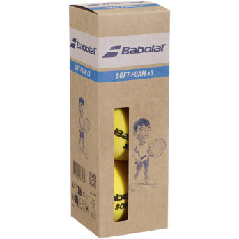 Pack Of 3 Babolat Soft Foam Balls 501110