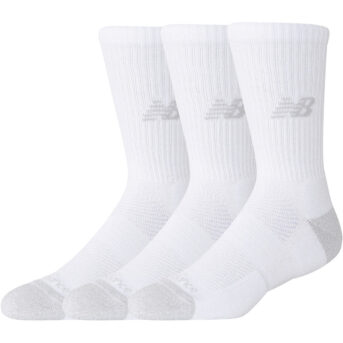 New Balance 3 Pairs Of Active Crew Socks (MID) LAS35203-WT