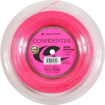 Solinco Confidential Soft Pink String Reel 200m 1920660