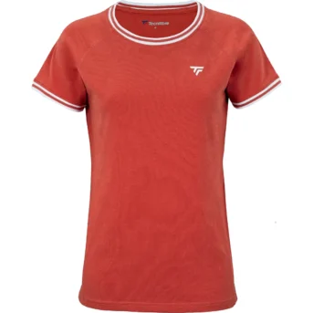 Tecnifibre Junior Girls Team Stretch Terracotta T-Shirt  22WSTRTE6A