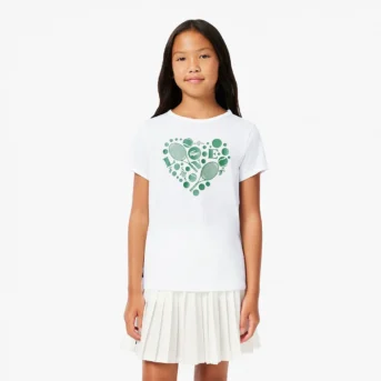 Lacoste Junior Core Performance Graphic T-Shirt 447758-W8L